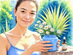 Hawaiian Girl Watercolor by Christina Moss